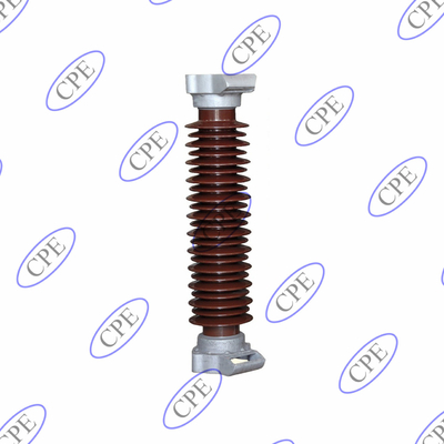 IEC 35KV Porcelain C-120 Lightning Arrester Insulator For Distribution Line