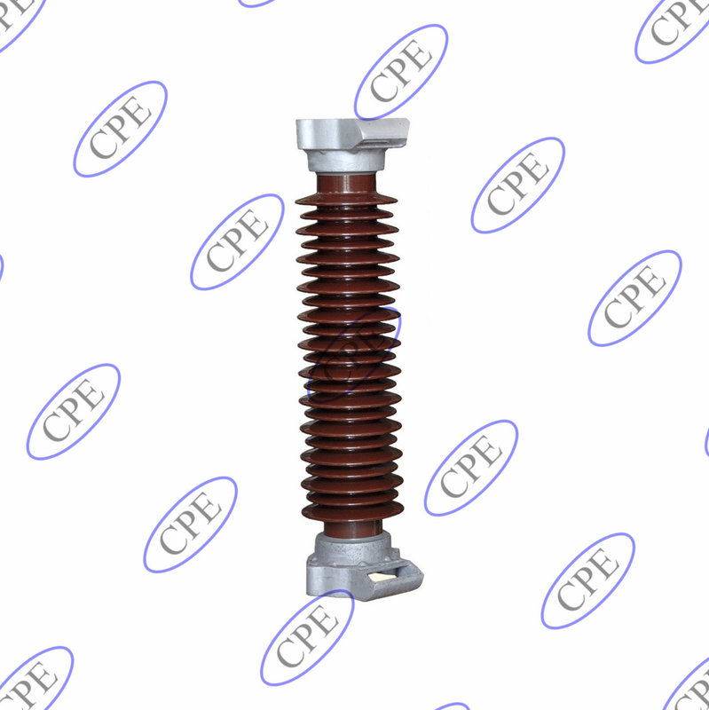 IEC 35KV Porcelain C-120 Lightning Arrester Insulator For Distribution Line